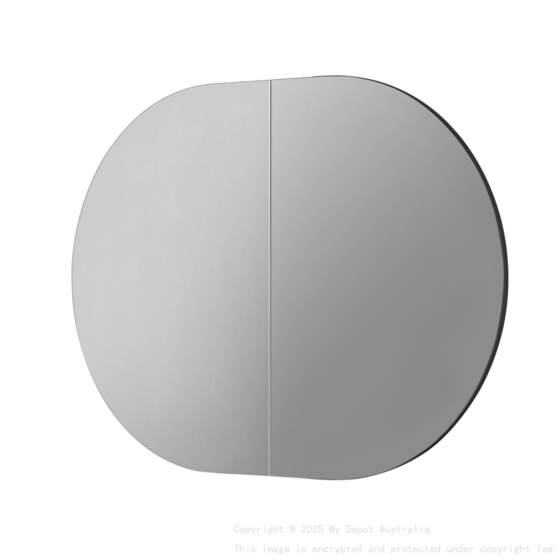 900X600X150mm Matte White Allison Pill Shaving Cabinet