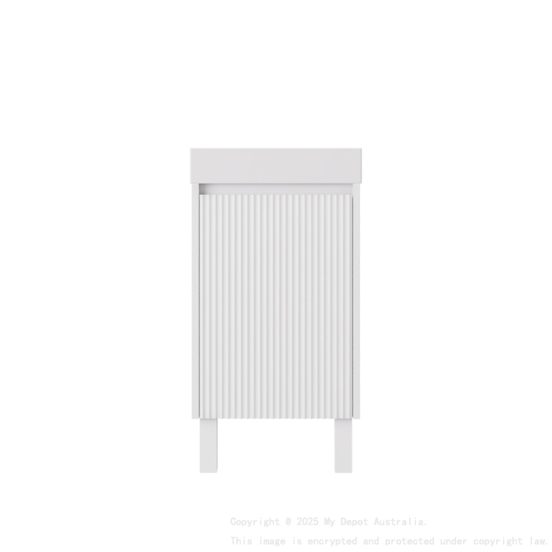 450*255*630mm Matte White Crete Mini Free Standing PVC Cabinet