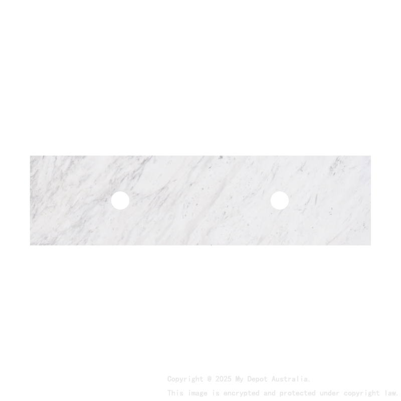 1505X465X18mm Carrara White Marble Stone Top