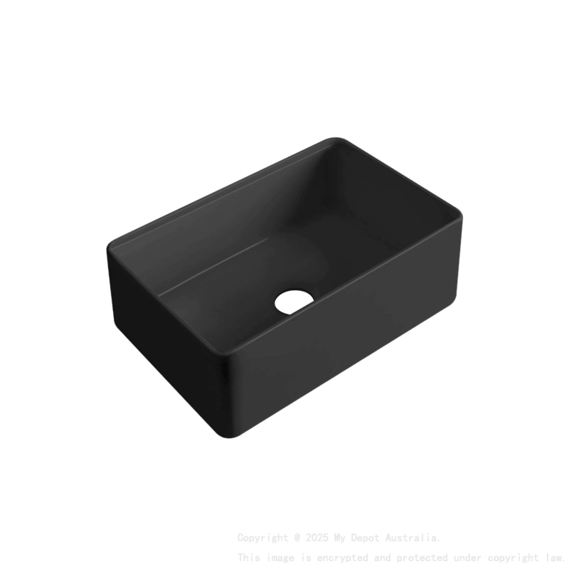 Size:760*459*254mm Bowl Size:724*423*232mm Matte Black Rocca Fine Fireclay Farm House Buttler Sink Single Bowl Grid And Waste Included
