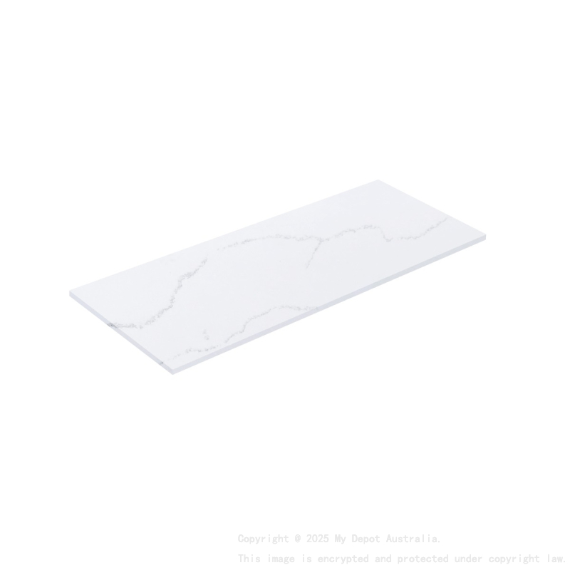 1205X465X12mm Calacatta Artic White Solid Surface Stone Top