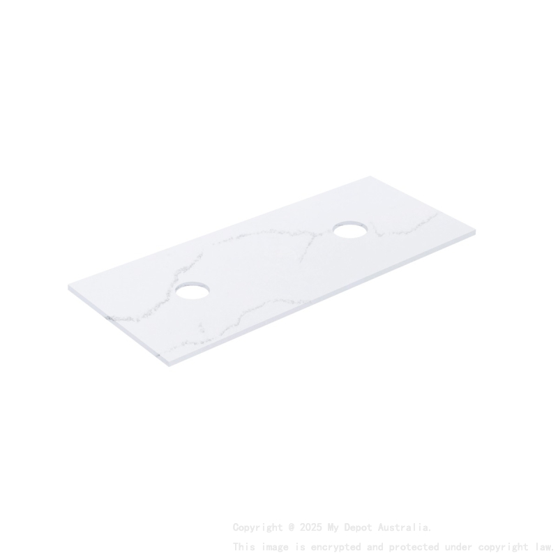 1205X465X12mm Calacatta Artic White Solid Surface Stone Top