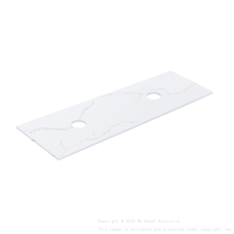 1505X465X12mm Calacatta Artic White Solid Surface Stone Top