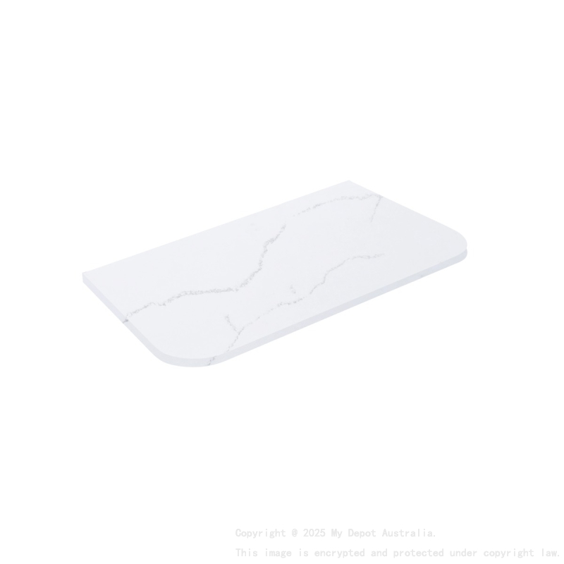 905X505X12mm Artic White Solid Surface Stone Top