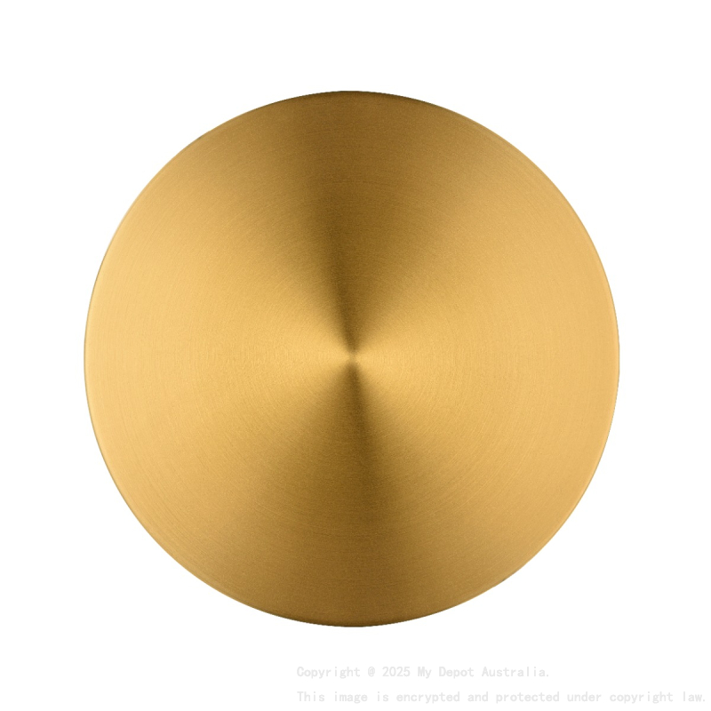 Nova Sink Waste Cap Brushed Gold
