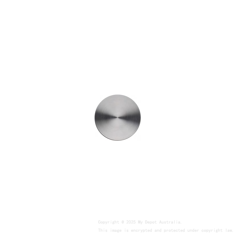 Nova Sink Waste Cap Burshed Stainless Steel