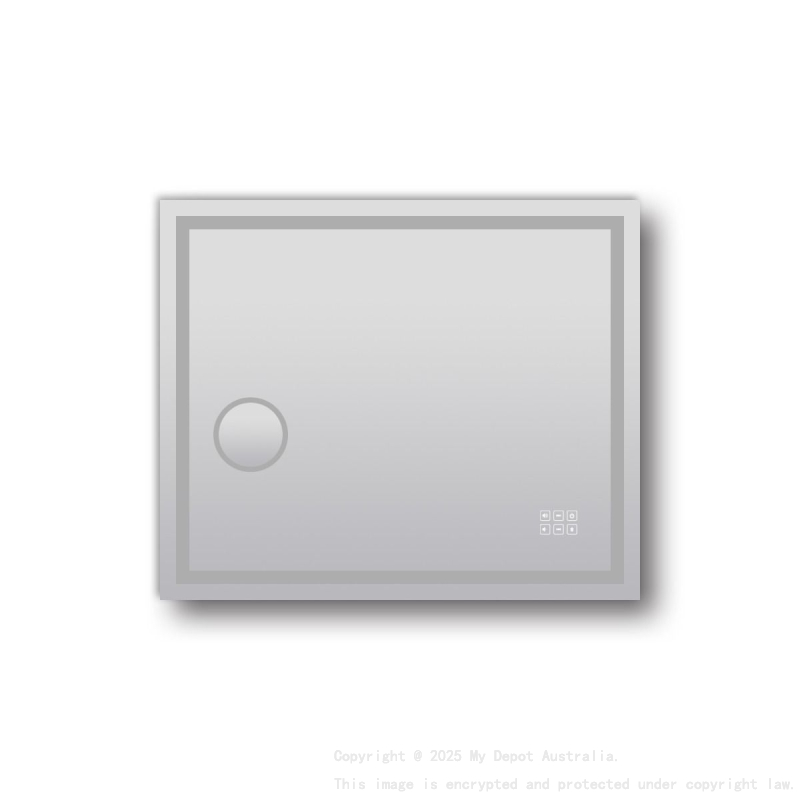 900x750mm ART- Bluetooth LED Mirror With Magnifier