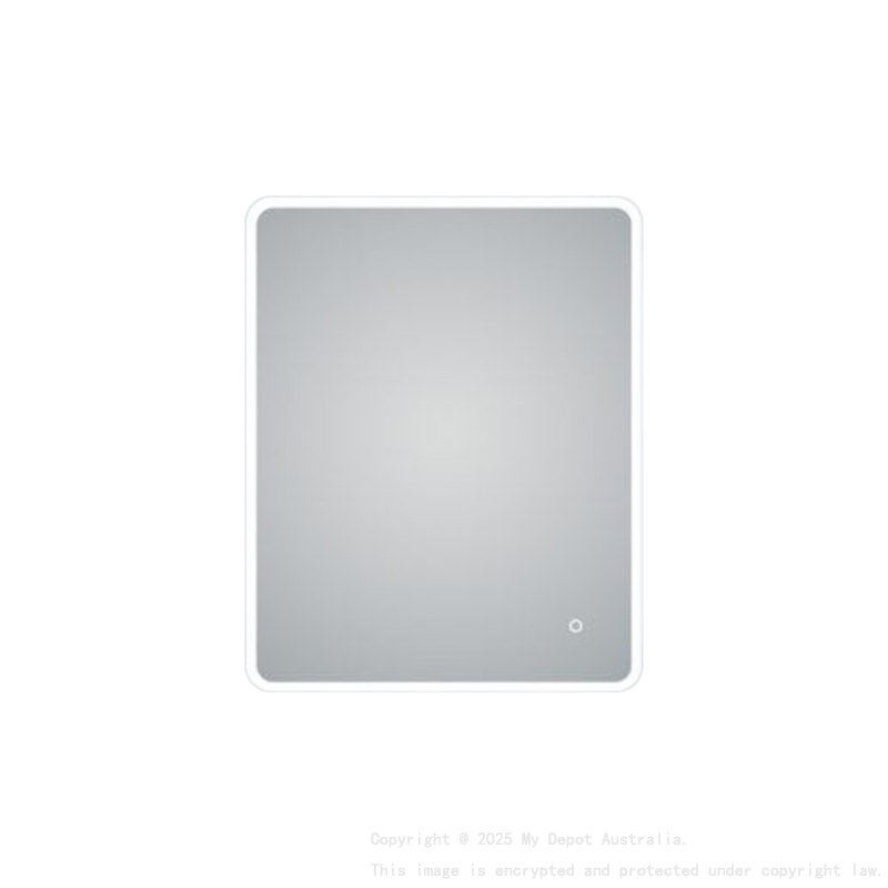 600*750mm Frosted Edge 3 Color Lighting Backlit Acrylic LED Mirror Touch Sensor Switch Defogger Pad Wall Mounted Vertical or Horizontal