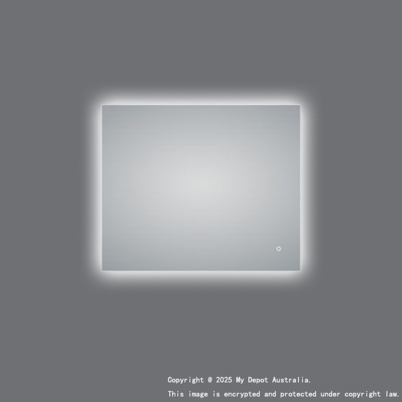 900*750mm Sharpe Edgd 3 Color Lighting Backlit LED Mirror Touch Sensor Switch Defogger Pad Wall Mounted Vertical or Horizontal