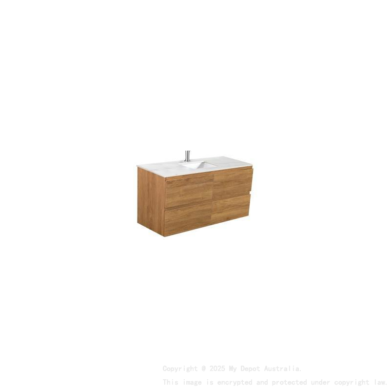 1200*450*560mm Wall Hung Rock Cemento Woodgrain Vanity Cabinet Only