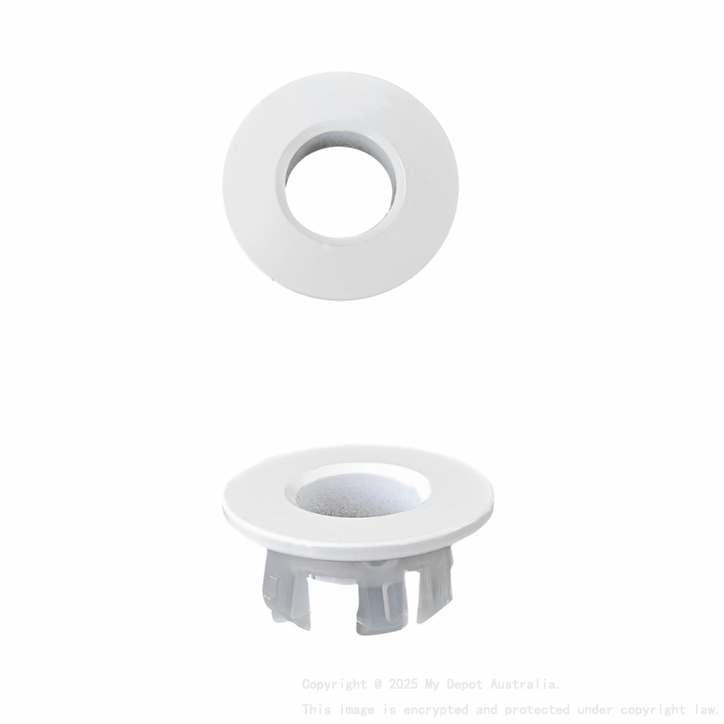 Matte White Overflow Ring