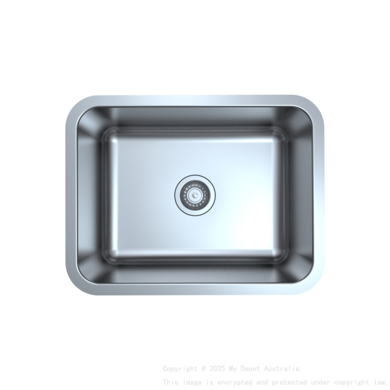 587*453*229mm Otus Undermount Single Bowl Laundry Sink 