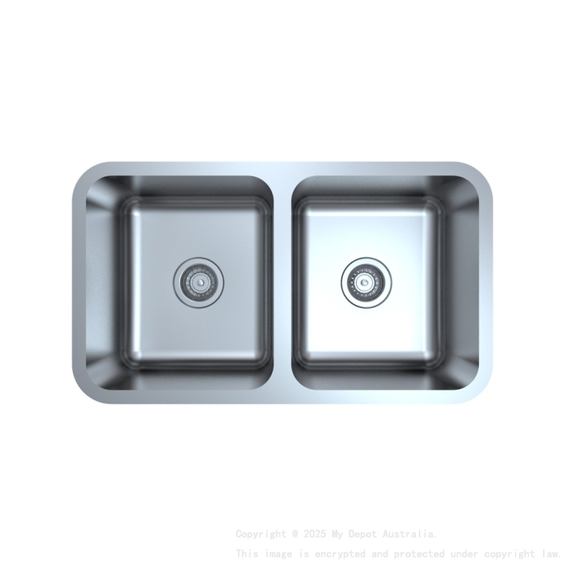 794*457*229mm Otus Double Bowl Undermount Sink