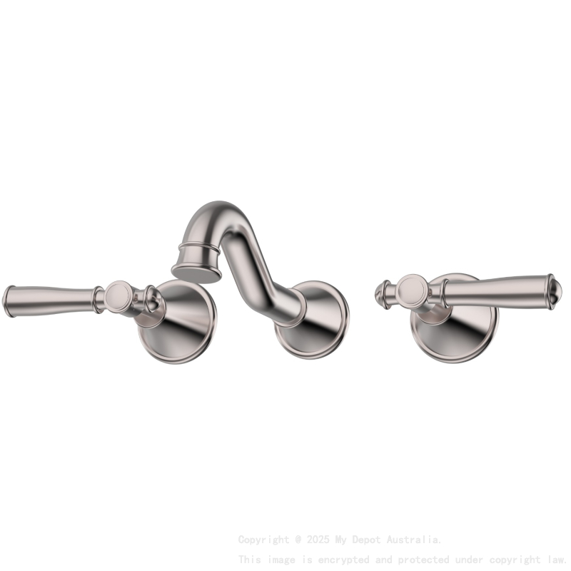 Clasico Bath Set in Brushed Nickel