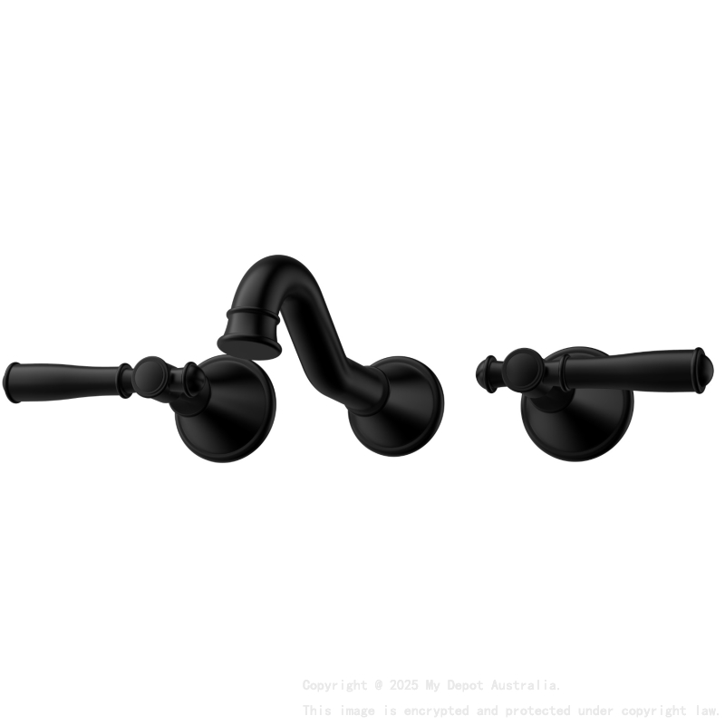 Clasico Bath Set in Matt Black