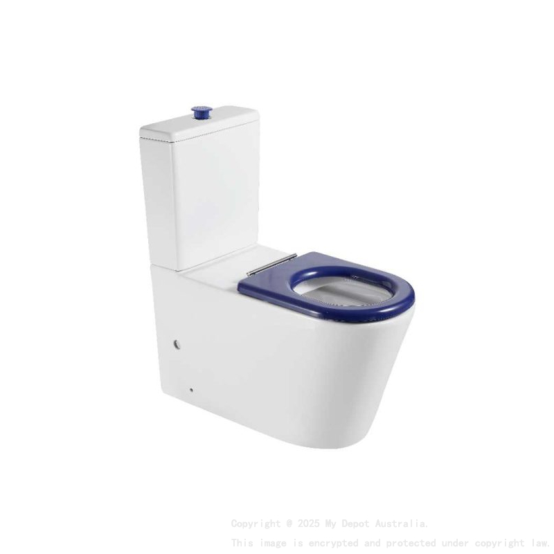 Pani Care Toilet Pan (Rimless) With Slim Duraplas Seat Cover 