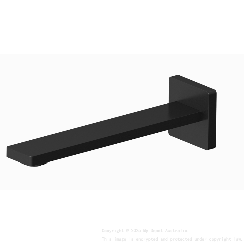 Ruki Bath Spout Matt Black