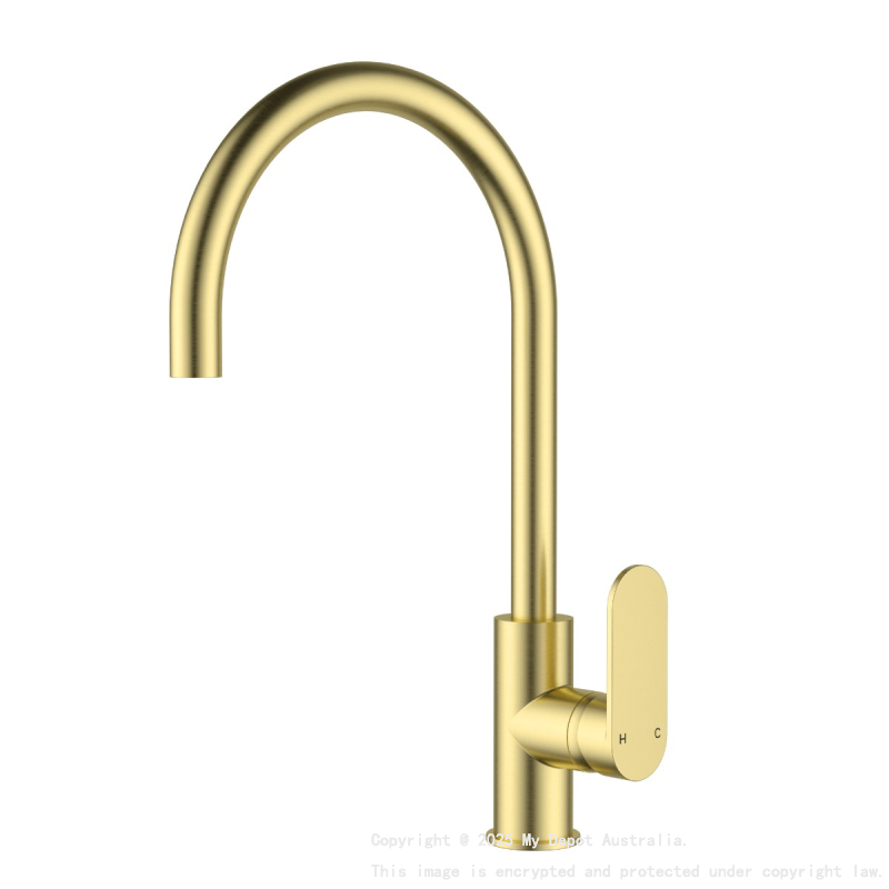 Sora SS Sink Mixer Brushed Gold