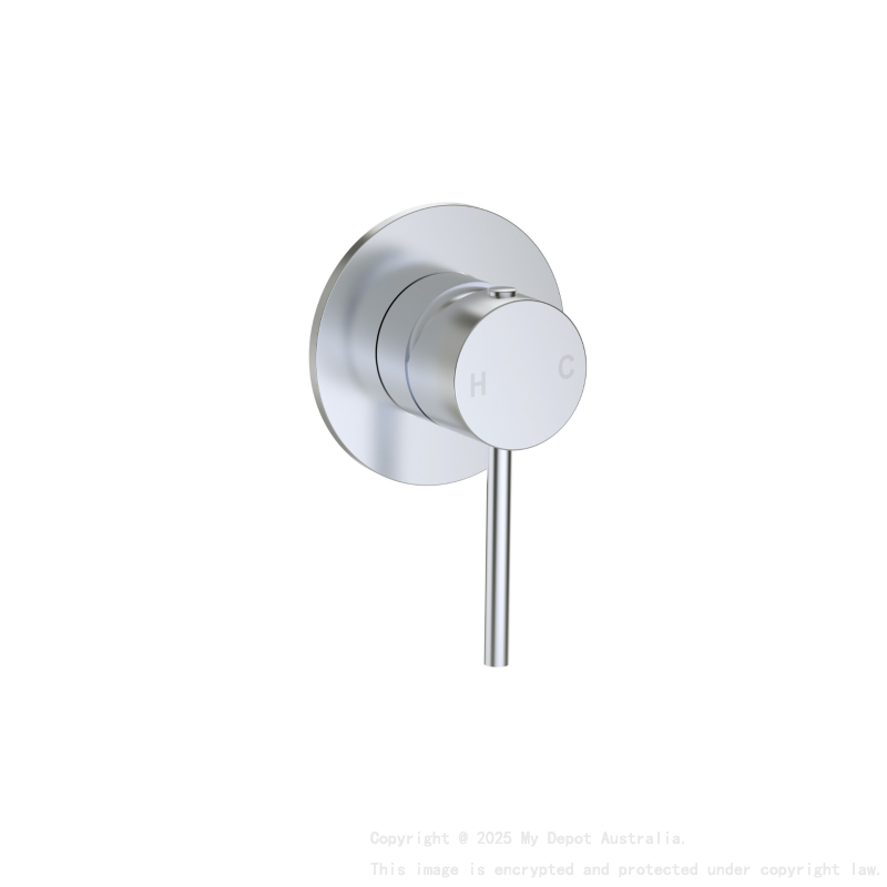 Otus Slimline SS Wall Mixer Trim Kits in Chrome