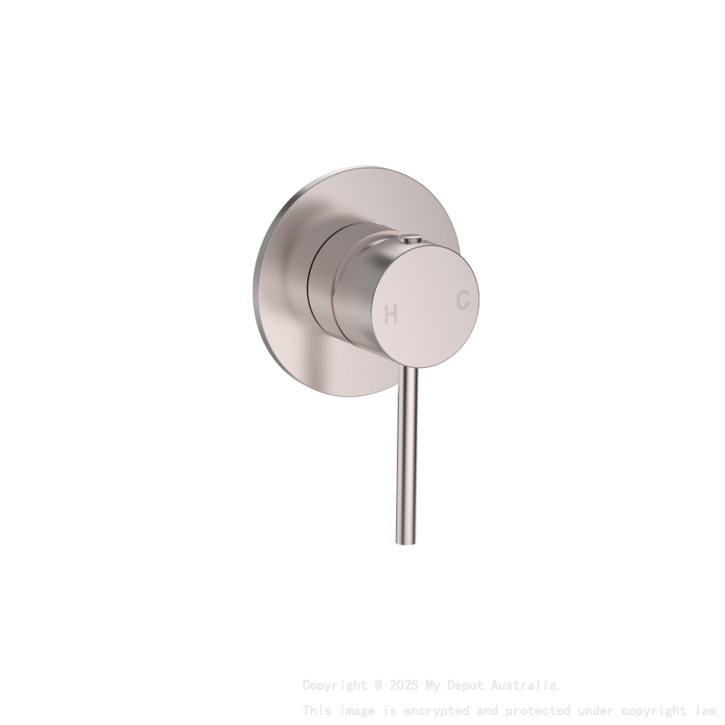 Otus Slimline SS Wall Mixer Trim Kits Brushed Stainless Steel