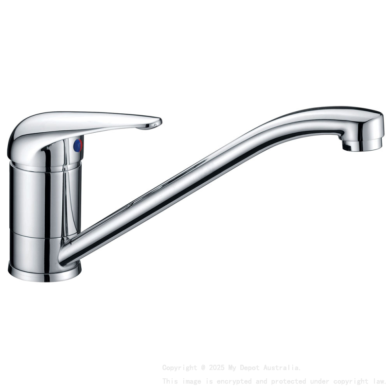 Ruby Slim Rectangle Handle Sink Mixer Chrome