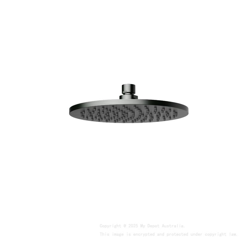 Cora Overhead Shower 200mm Gunmetal