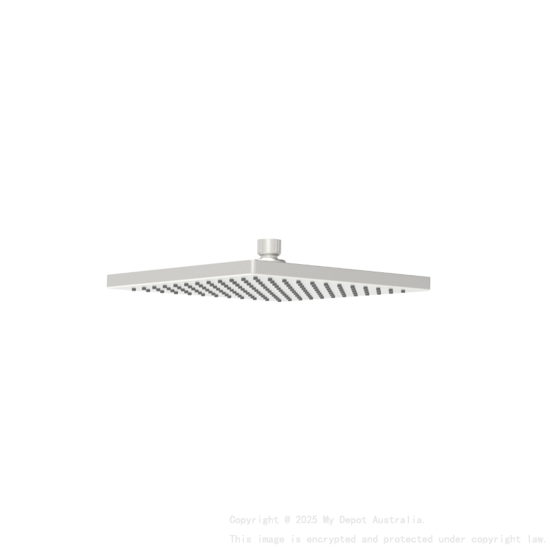 Rosa Square Overhead Shower 200mm  Brushed Nickel