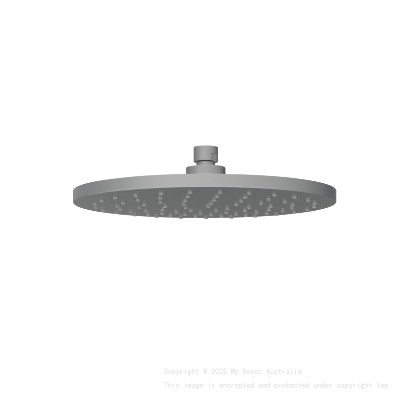 Otus Round Overhead Shower 200mm Gun Metal