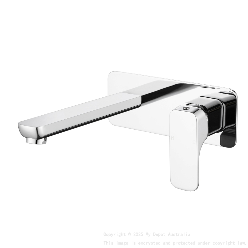 Eden Wall Basin Mixer Chrome
