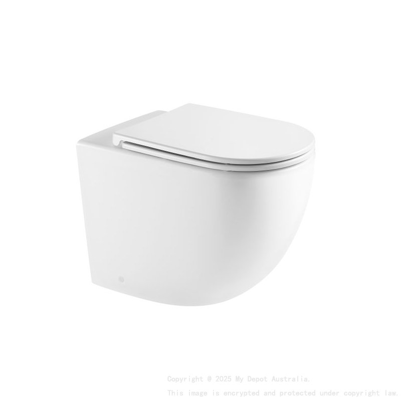 Norton99 Matt White Floor Pan With Slim Uf Seat Cover 