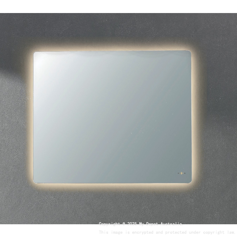 900*750mm Recta LED Back Lit Pencil Edge Mirror