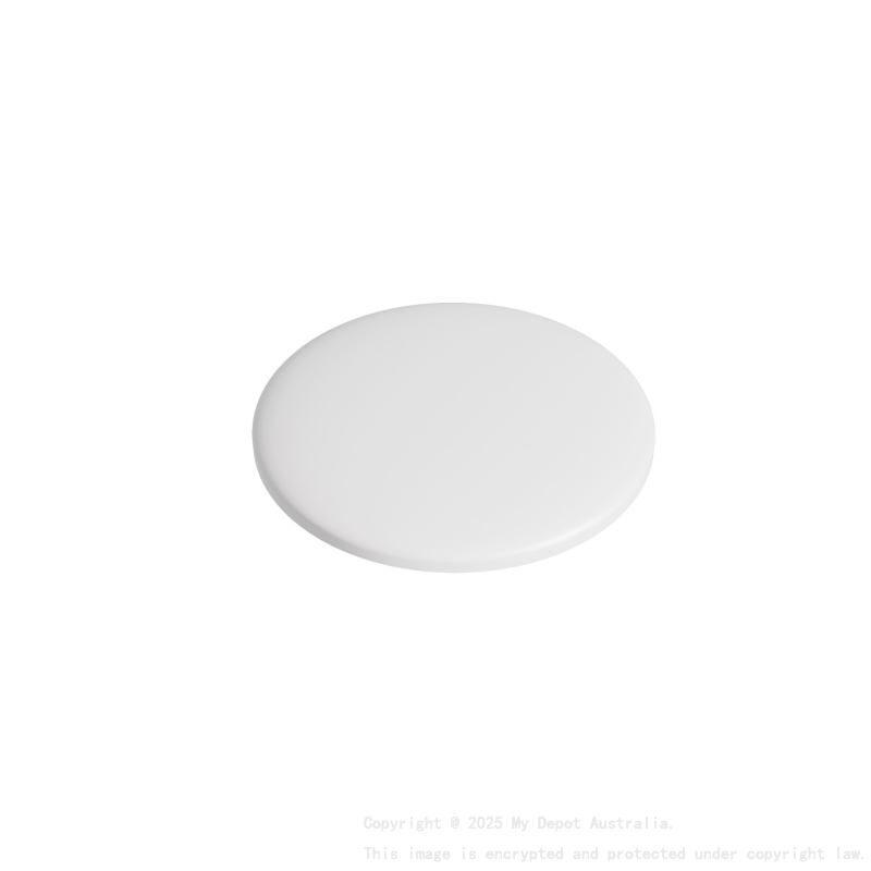 Diameter:68mm Matte White Solid Surface Basin Pop Up Waste Cap