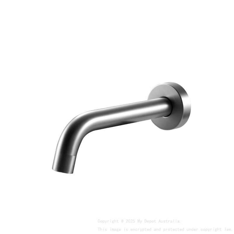 Pentro Brushed Nickel Round Bath Spout