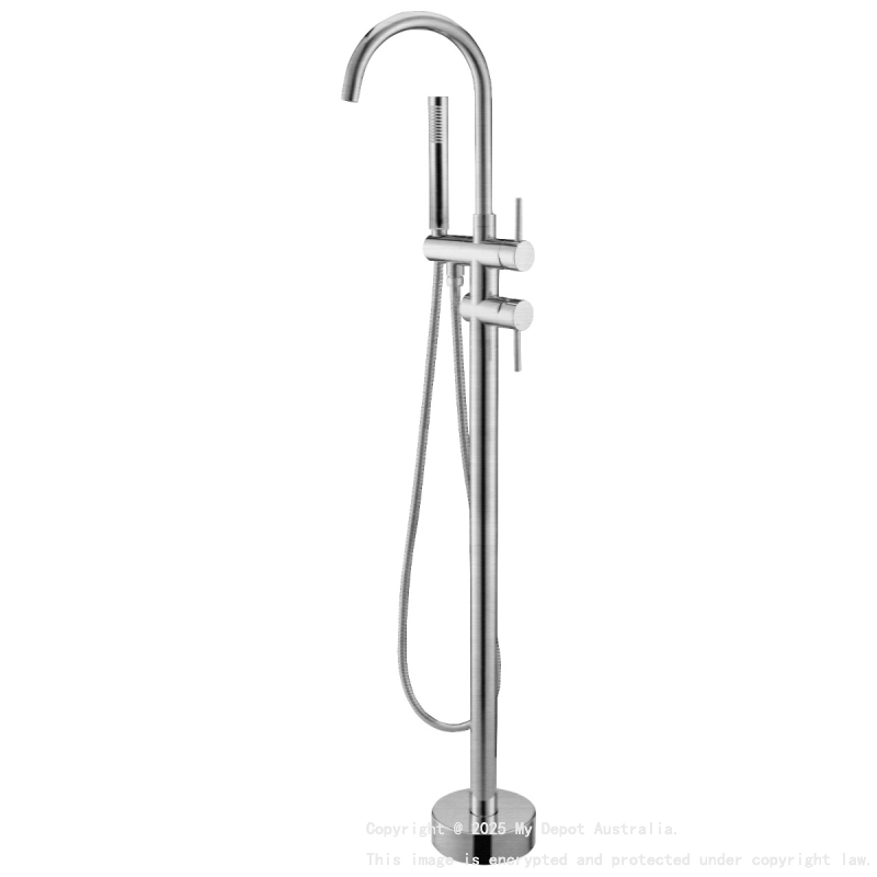 Pentro Brushed Nickel Free Standing Spout & Shower