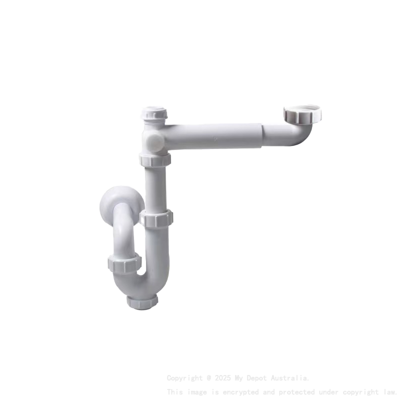 Vanity Space Saver Trap For Above Counter Basins 360 Degree Turing Trap