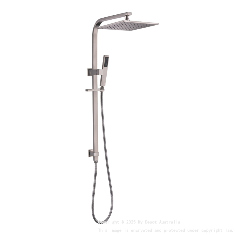 Esperia 10" Brushed Nickel Square Shower Station