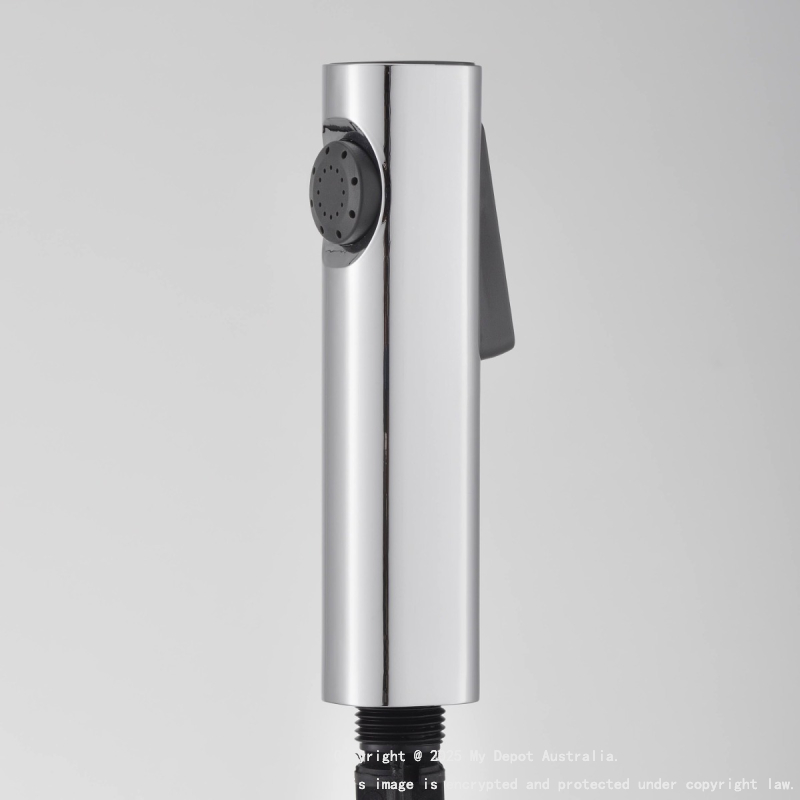 Round Chrome ABS Toilet Bidet Spray Kit With 304 Stainless Steel Hose