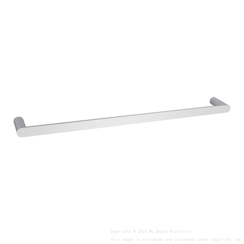 Chrome Single Towel Rail 800mm