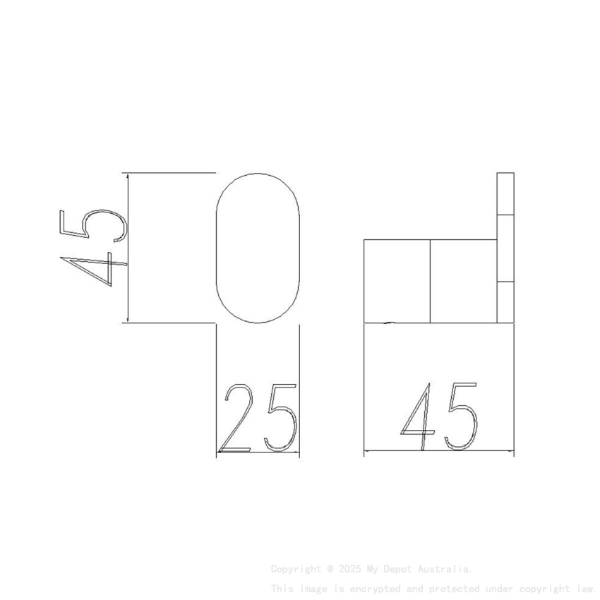 Chrome Round Robe Hook