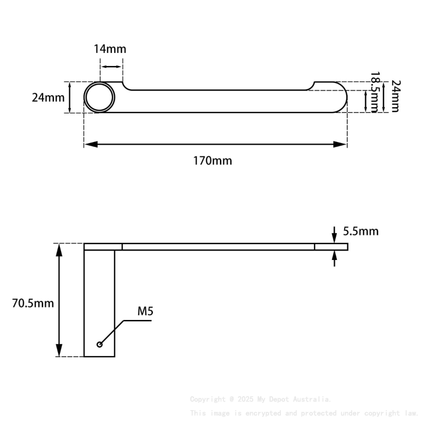Black Toilet Paper Holder