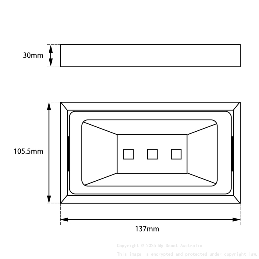 Black Soap Dish Holder