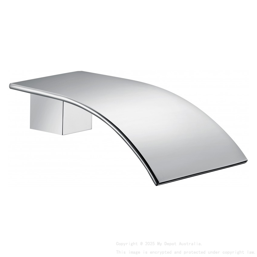 Chrome Waterfall Bathtub/Basin Wall Spout