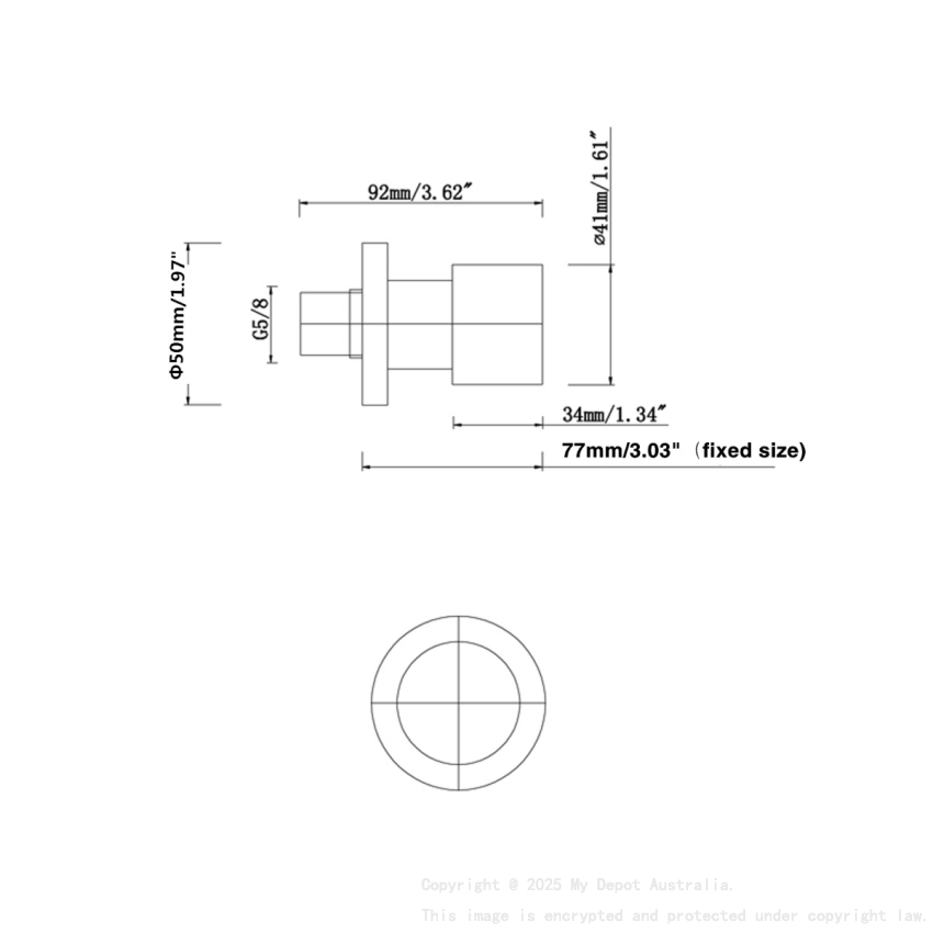 Black Shower Wall taps