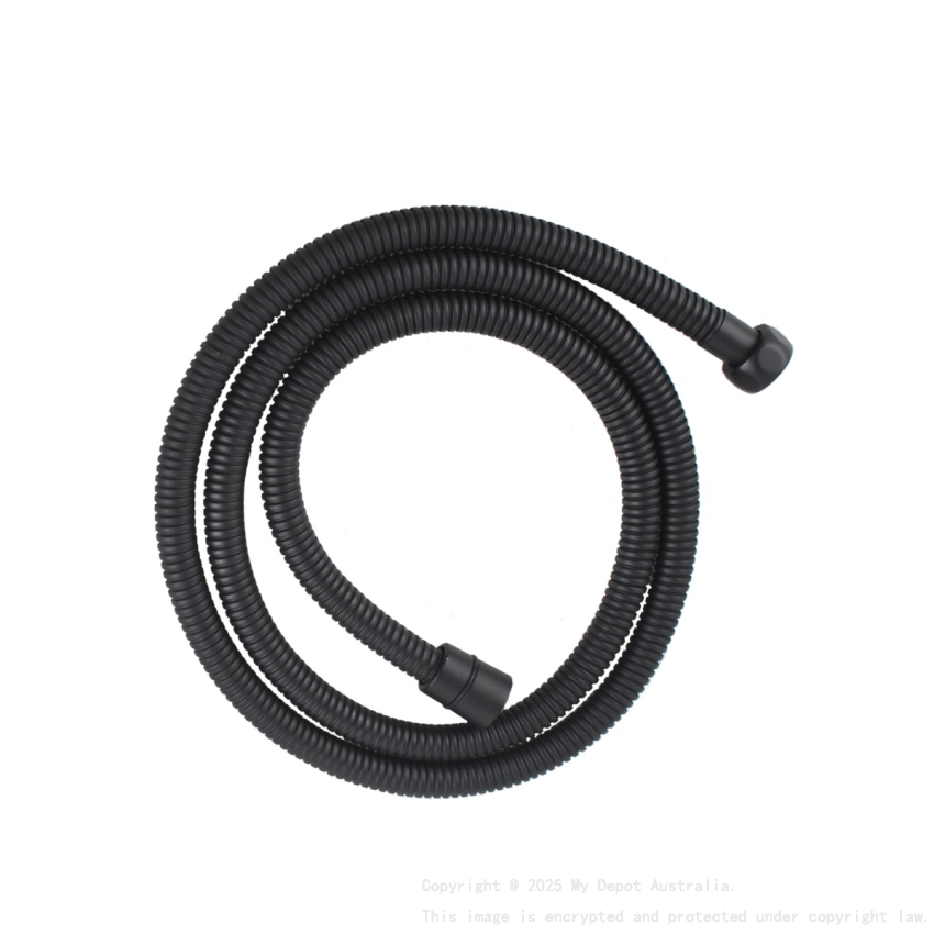 Flexible Shower Hose Black 1500mm