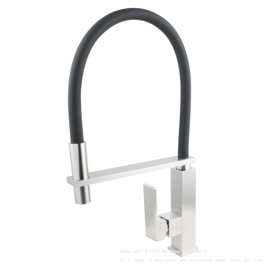 Brushed Nickel Kitchen Sink Mixer Tap