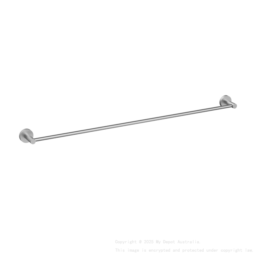 900mm Otus Slimline Single Towel Rail Brushed Stainless Steel