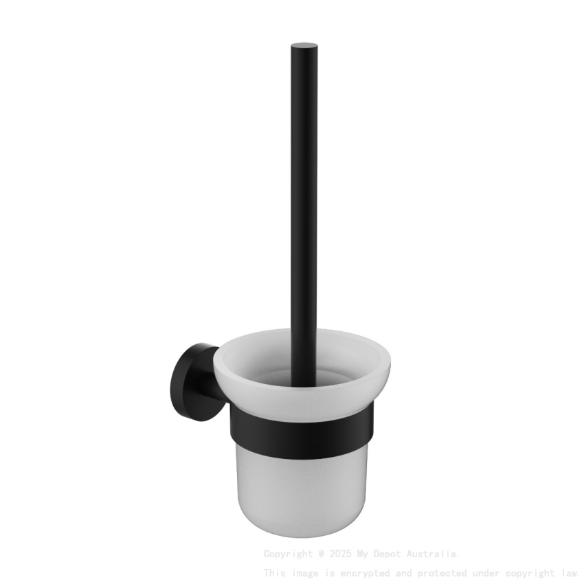 Otus Slimline Toilet Brush Holder Matt Black