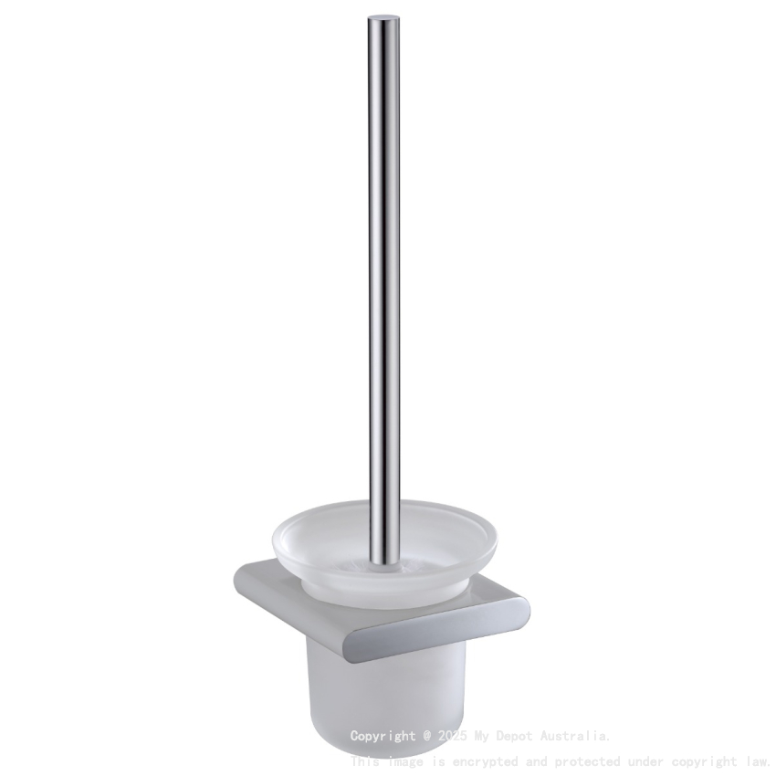 Cora Toilet Brush Holder Chrome