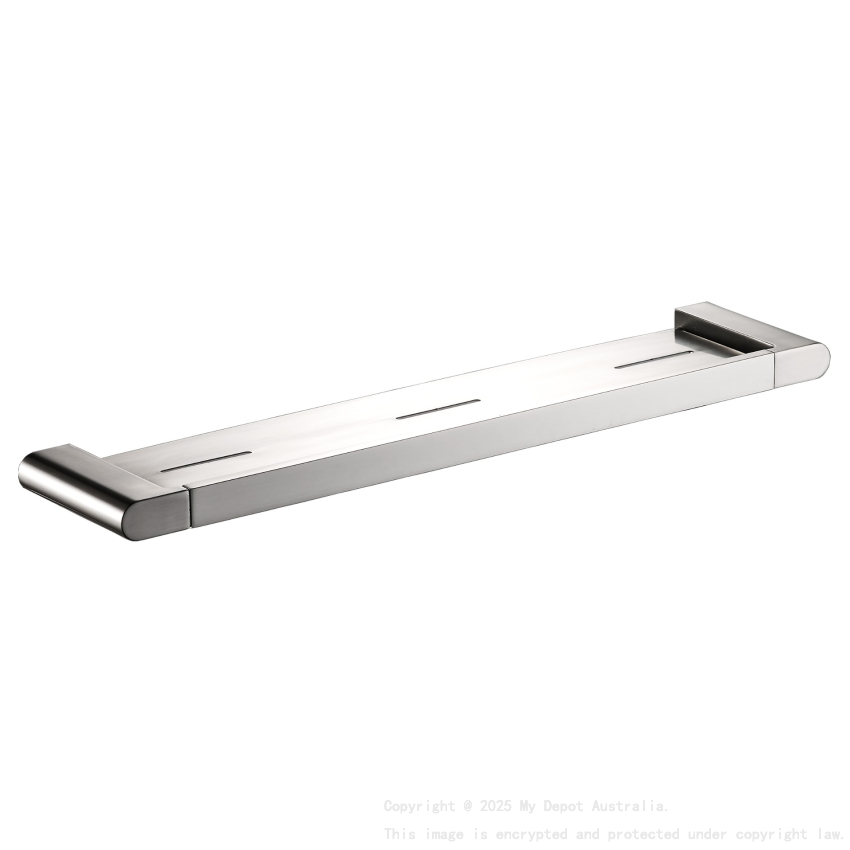 Flores Cosmetic Shelf Brushed Nickel