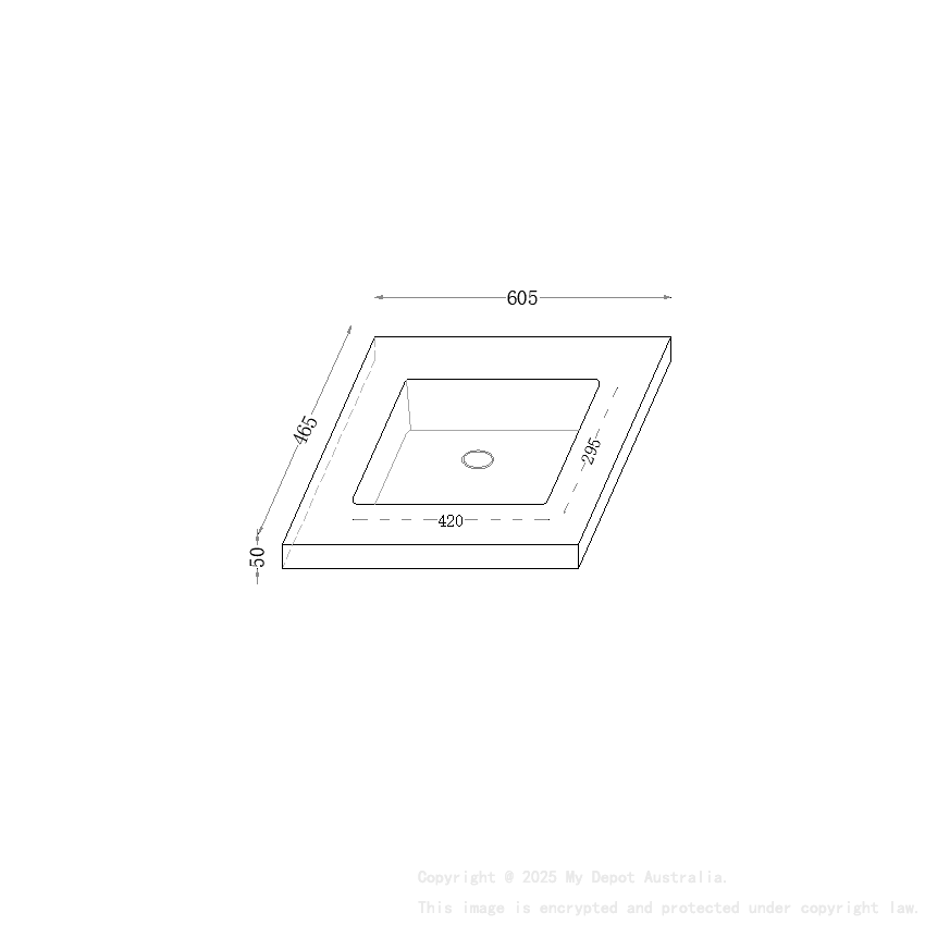 605X465X50mm Calacatta Night Black Sintered Stone Semless Joined With Fine Ceramic Basin Stone Single Bowl No Tap Hole